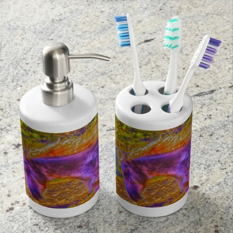 Colors in Sync Bathroom Set