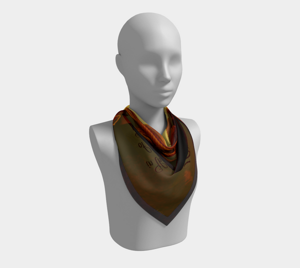 Rested Western Saddle Western Scarf