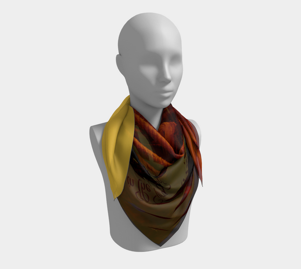 Rested Western Saddle Western Scarf