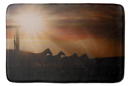 Caballo Sunset Bath Mat