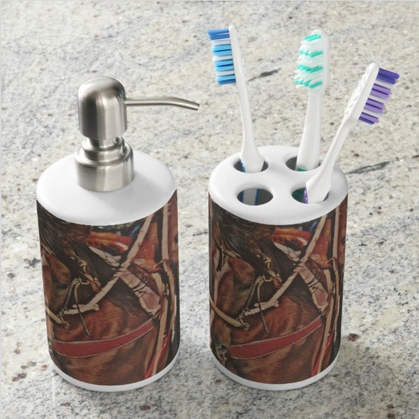 Cotton Rope and Bosal Bathroom Set