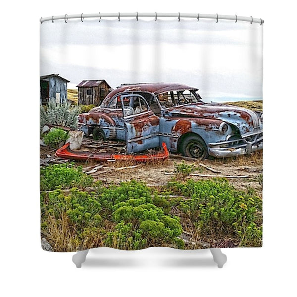 Homestead and Pontiac Shower Curtain