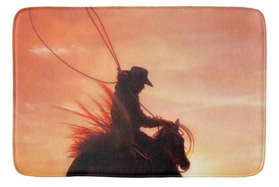 Sunset Roper Bath Mat