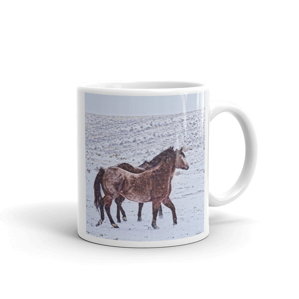 Prancing in the Snow Mug