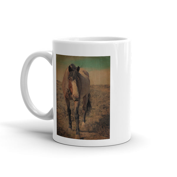 Red Roan and Sage Brush Mug