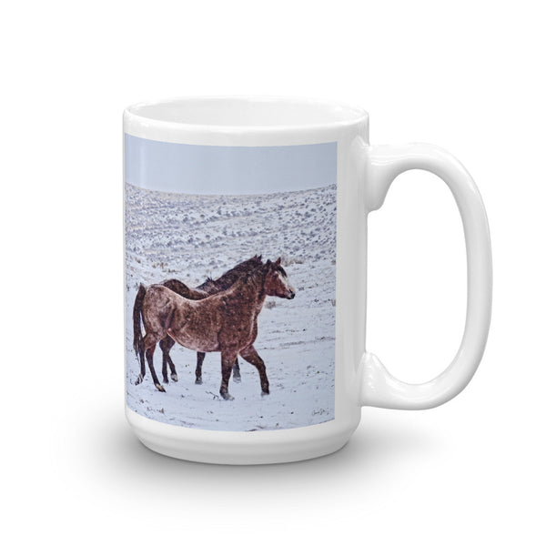 Prancing in the Snow Mug