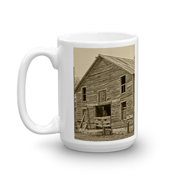 Rustic Barn of Old Mug